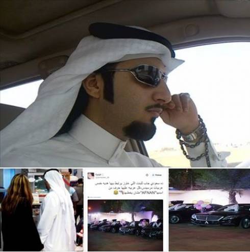 شاب يقدم لحبيبته خمس سيارات مرسيدس.. والسبب؟ شاب يقدم لحبيبته خمس سيارات مرسيدس.. والسبب؟
