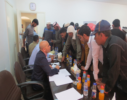 المحطات المتنقلة للتشغيل تزور مناطق في لواء وادي عربة