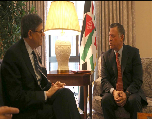 الملك يلتقي وزير الخزانة الأميركي ومديرة صندوق النقد