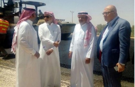 هلسه ووفد الصندوق السعودي للتنمية يتفقدان طريق الزرقاء هلسه ووفد الصندوق السعودي للتنمية يتفقدان طريق الزرقاء
