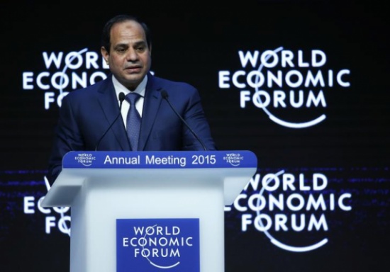 السيسي يعلن استضافة مصر لمنتدى الاقتصاد العالمي العام المقبل السيسي يعلن استضافة مصر لمنتدى الاقتصاد العالمي العام المقبل