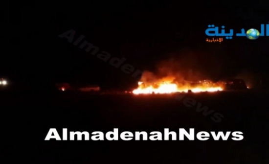 بالفيديو : احراق 3 خيم في الرمثا بعد طعن شخص
