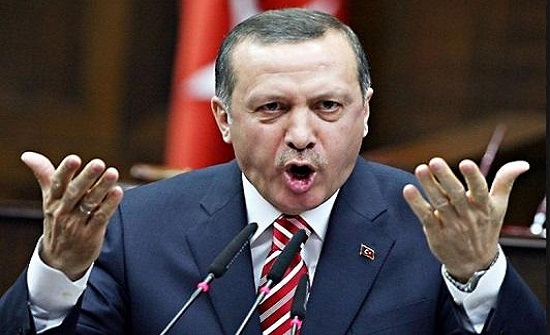 أردوغان يدفع شابا حاول احتضانه - فيديو أردوغان يدفع شابا حاول احتضانه - فيديو