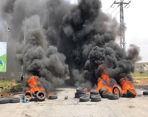 مواجهات مع قوات الاحتلال الإسرائيلي في مدن الضفة (شاهد)