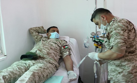 القوات المسلحة تواصل حملة التبرع بالدم