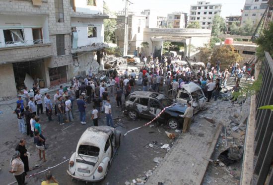 3 قتلى إثر إنفجار حافلة مفخخة في دمشق 3 قتلى إثر إنفجار حافلة مفخخة في دمشق