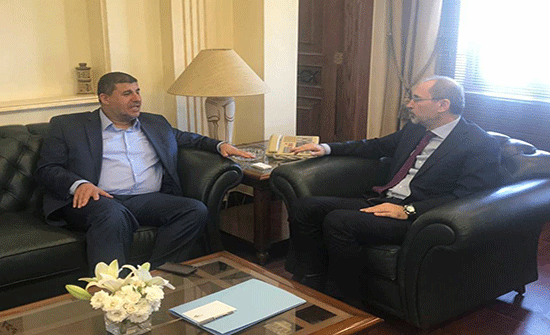 السعود يبحث والصفدي آخر مستجدات القضية الفلسطينية السعود يبحث والصفدي آخر مستجدات القضية الفلسطينية