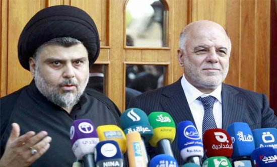 العبادي والصدر ينهيان مقاطعة امتدت 9 أشهر بسبب أزمة الاحتجاجات