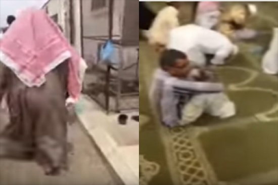 بالفيديو.. مواطن يحمل سلاحًا داخل المسجد.. شاهد رد فعل المصلين بالفيديو.. مواطن يحمل سلاحًا داخل المسجد.. شاهد رد فعل المصلين