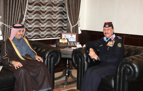 مدير الامن العام يبحث مع سفير قطرالتعاون بالمجال الشرطي
