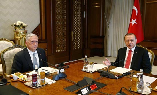 أردوغان وماتيس يؤكدان أن قرار إقليم كردستان العراق إجراء استفتاء على الاستقلال خاطئ أردوغان وماتيس يؤكدان أن قرار إقليم كردستان العراق إجراء استفتاء على الاستقلال خاطئ