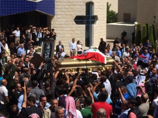 بالصور : تشييع جنازة طارق عزيز في عمان بالصور : تشييع جنازة طارق عزيز في عمان