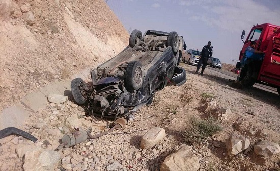 وفاه وإصابه في تدهور مركبة لمديرية صحة معان وفاه وإصابه في تدهور مركبة لمديرية صحة معان