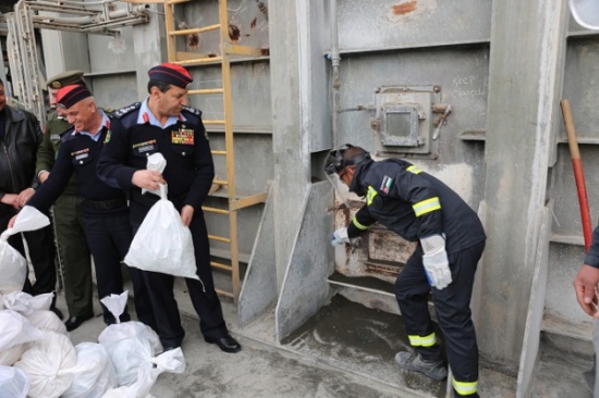 الأمن يتلف كميات كبيرة من المخدرات