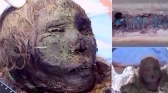 بالصور: مومياء عمرها 900 عام تبهر العلماء برموشها وشعرها