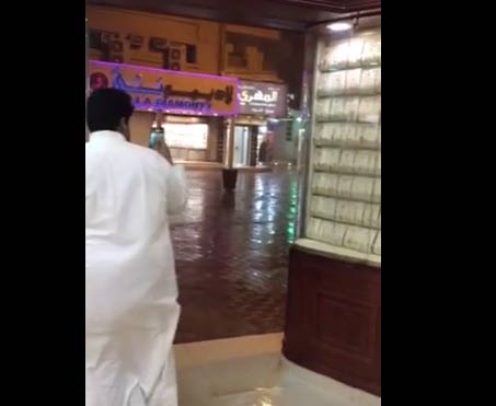 فيديو : نهاية سعودي يصور الشتاء