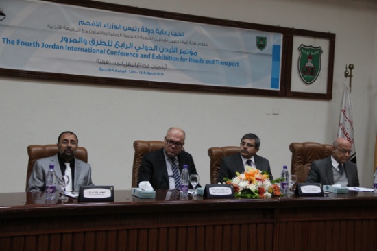 افتتاح مؤتمر الأردن الدولي الرابع للطرق والمرور