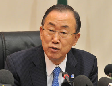 بان كي مون: الوضع في سوريا أكبر تهديد في العالم للسلام والأمن الدوليين