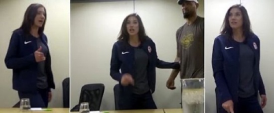 حارسة منتخب أمريكا تبكي وتصرخ بعد قرار قاسٍ ضدها