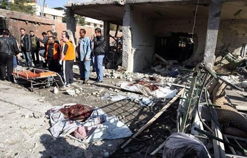 مقتل وإصابة 8 من عناصر الشرطة والمدنيين فى تفجير انتحاري شمالي بغداد