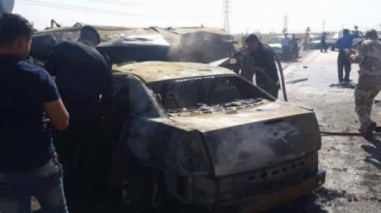 مصرع 23 شخصاً بينهم نساء وأطفال بحادث سير مروع قرب بغداد مصرع 23 شخصاً بينهم نساء وأطفال بحادث سير مروع قرب بغداد