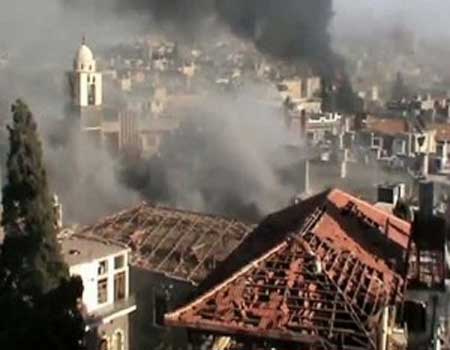 "الجيش الحر" ينتزع اللواء 22 قرب العاصمة السورية