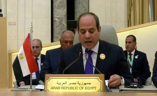 السيسي: لا مكان للميليشيات ولا لداعميها الذين يوفروا لها المال والسلاح