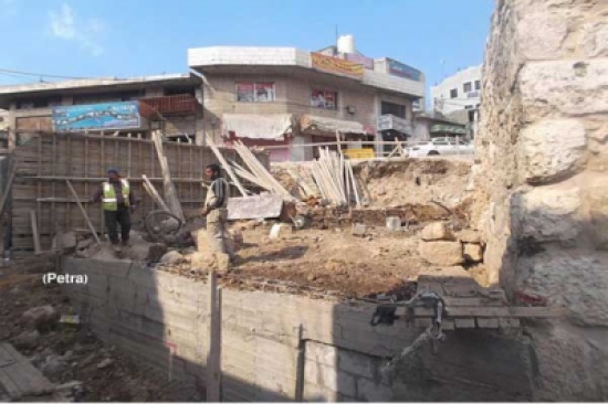 بحث موضوع متابعة العمل في محيط مسجد عجلون وشارع الكنائس