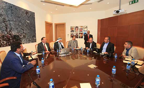 الشواربة يلتقي رئيس مجلس وأعضاء مؤسسة إعمار الطفيلة