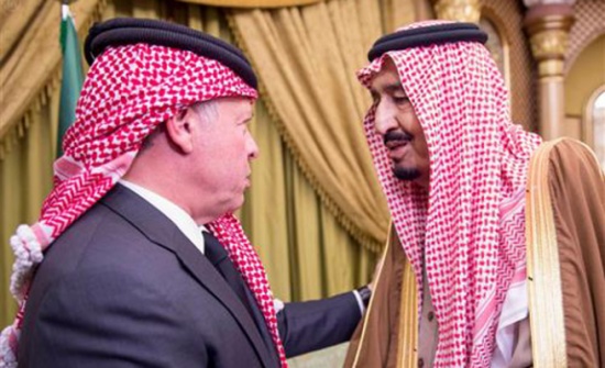 الملك يؤكد دعم الأردن ووقوفه الكامل إلى جانب السعودية الملك يؤكد دعم الأردن ووقوفه الكامل إلى جانب السعودية