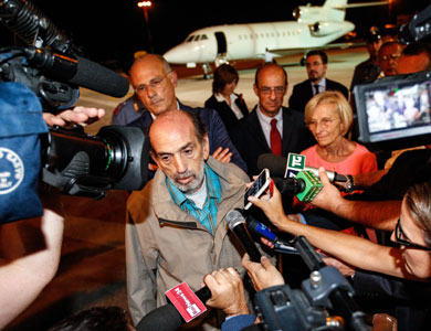 الافراج عن صحفي ايطالي خطف في سوريا