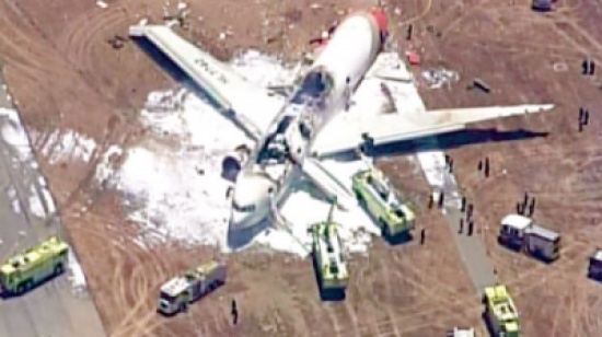 قتيلان و181 جريحاً بتحطم طائرة في سان فرانسيسكو