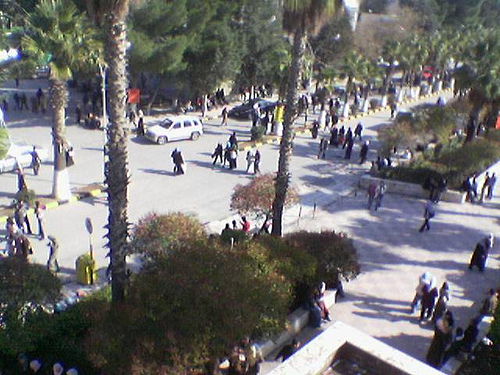 دهس طالبتين داخل جامعة اليرموك