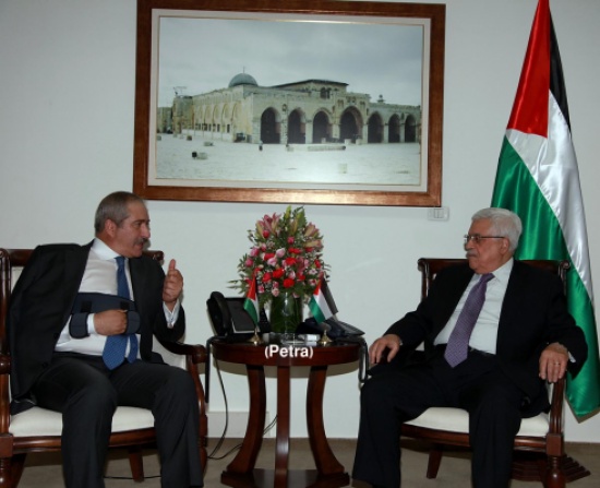 جودة ينقل تحيات الملك للرئيس والشعب الفلسطيني جودة ينقل تحيات الملك للرئيس والشعب الفلسطيني