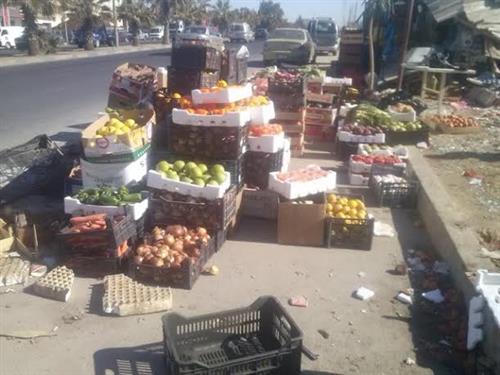 حملة لإزالة البسطات فى الكرك