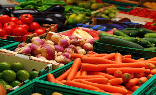 اربد: 710 أطنان خضار وفواكه ترد لسوق إربد - اسعار