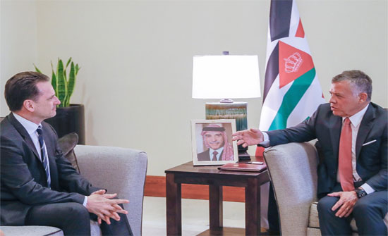 الملك يلتقي المفوض العام لوكالة الأونروا الملك يلتقي المفوض العام لوكالة الأونروا