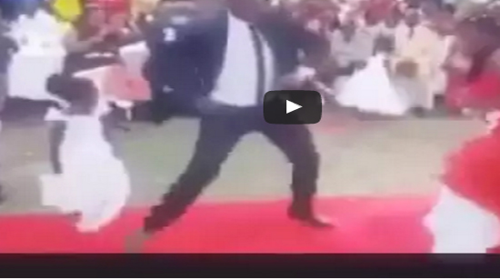 بالفيديو: أغرب رقصة لعروسين في حفل زفاف في موزمبيق !!