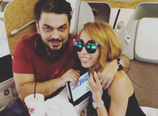 صورة| هذا ما قالته دُنيا بطمة عن زوجها بعد أن سافرت إلى مدريد!