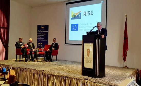 الرفاعي يفتتح المؤتمر الختامي لمشروع رايس في جامعة القاضي عياض في المملكة المغربية الرفاعي يفتتح المؤتمر الختامي لمشروع رايس في جامعة القاضي عياض في المملكة المغربية