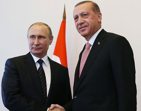 بوتين خلال لقائه أردوغان: نبحث حلّاً للأزمة السورية يرضي الجميع بوتين خلال لقائه أردوغان: نبحث حلّاً للأزمة السورية يرضي الجميع