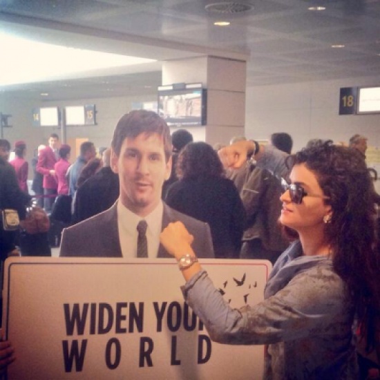 علا الفارس : لعيون كل مدريدي ( صورة )