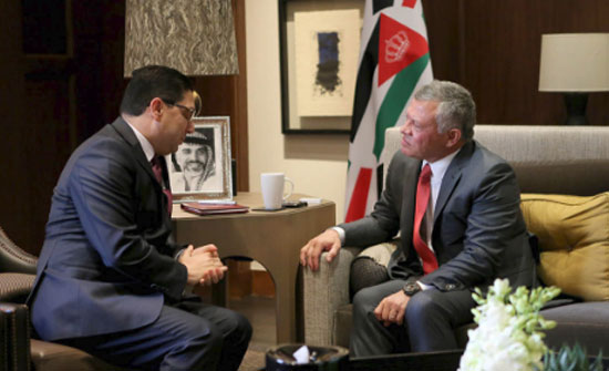 الملك يستقبل وزير الشؤون الخارجية والتعاون الدولي المغربي الملك يستقبل وزير الشؤون الخارجية والتعاون الدولي المغربي