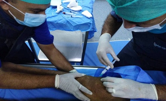 استخدام النظائر المشعة في الخدمات الطبية الملكية لعلاج ورم المفصل استخدام النظائر المشعة في الخدمات الطبية الملكية لعلاج ورم المفصل