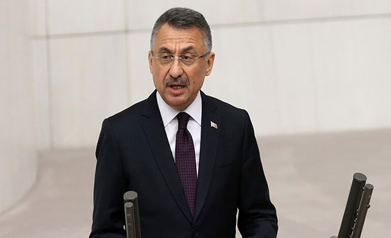 نائب أردوغان يتوعد "منتهكي القانون الدولي" بعد مقتل 5 جنود أتراك في سوريا نائب أردوغان يتوعد "منتهكي القانون الدولي" بعد مقتل 5 جنود أتراك في سوريا