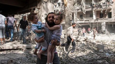 قلق أممي على مصير 300 ألف شخص محاصرين في حلب قلق أممي على مصير 300 ألف شخص محاصرين في حلب