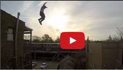 قفزة انتحارية بأسلوب احترافي