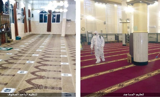 الخلايلة والخصاونة يدعوان إلى الالتزام بالإجراءات الوقائية في المساجد
