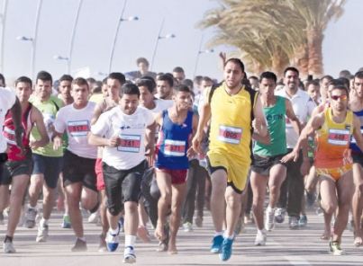 المحافظة يرعى ماراثون جرش السياحي الاول