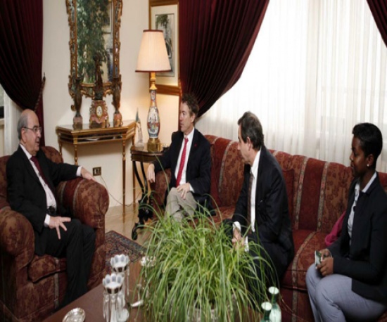 رئيس مجلس الاعيان يلتقي السيناتور الاميركي بول